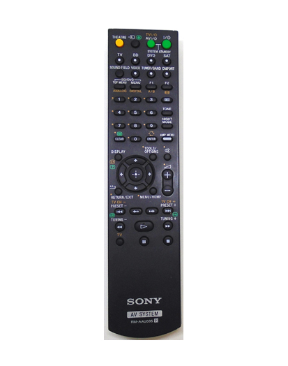 Genuine Sony RM-AAU035 HT-IS100 AV System Speaker Remote