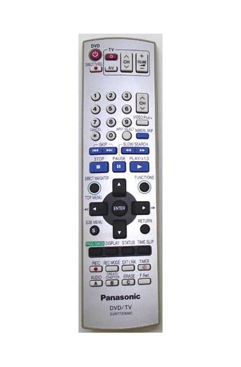 Genuine Panasonic EUR7720KM0 DMR-ES10 DVD Recorder Remote DMR-ES10EB-S
