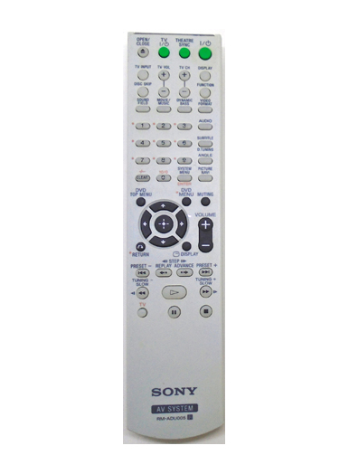 Genuine Sony RM-ADU005 DAV-DZ20 DAV-DZ30 AV System Remote DAV-HDX265...