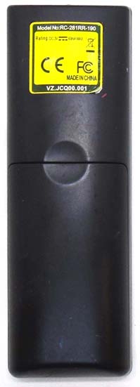 Genuine Acer RC-281RR-190 Projector Remote