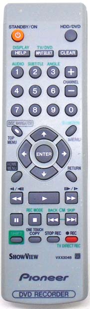 Genuine Pioneer VXX3048 DVD Recorder Remote