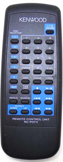 Genuine Kenwood RC-P0711 DPF-R6030 DPFRR4030 CD Player Remote