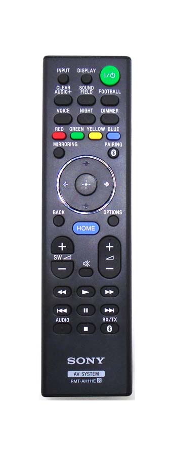Genuine Sony RMT-AH111E HT-ST9 HT-RT5 Soundbar Remote