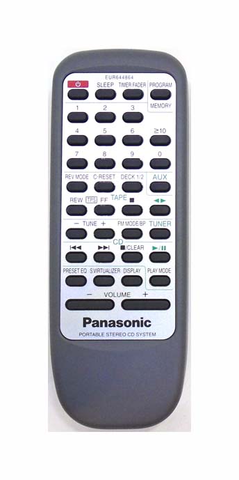 New Genuine Panasonic EUR644864 RX-ED50 RX-ED50E Audio Remote