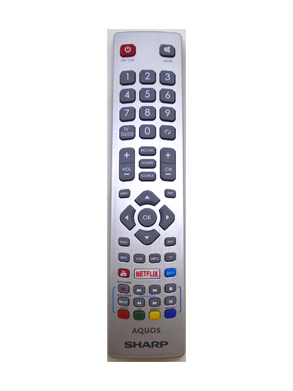 New Genuine Sharp LC-24DHG6001K LC-40FI5442E TV Remote