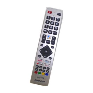 Genuine Sharp Bluetooth Google Assist TV Remote 4T-C50BL3KF2AB 4T-C65BL2KF2AB... 