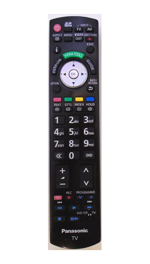 Genuine Panasonic N2QAYB000353 TX-P65V10B TV Remote TX-L37V10B TX-L37G15B