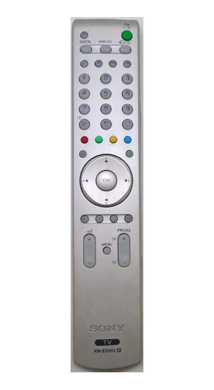 Genuine Sony RM-ED002 KDF-E42A11E KDF-E50A11E 3LCD TV Remote