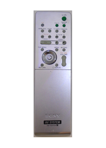 Genuine Sony RM-ADP004 DAV-X1G HCD-X1G DVD AV System Remote