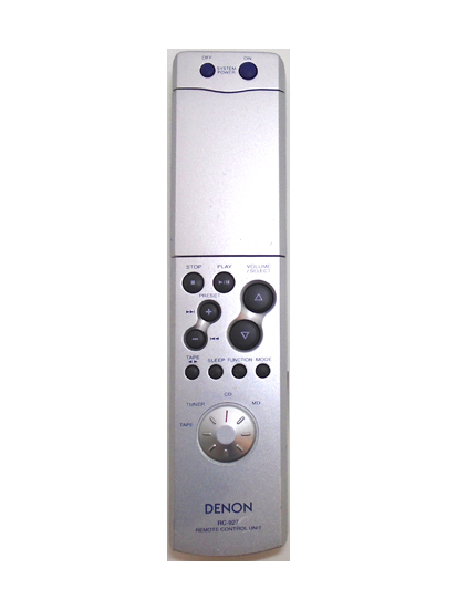 Genuine Denon RC-927 DRA-F101 DCD-F101 Audio Receiver Remote