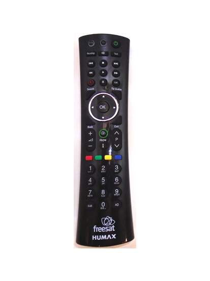 Genuine Humax RM-108UM HB-1000S HDR-1000S FreeSat Remote HDR-1100S