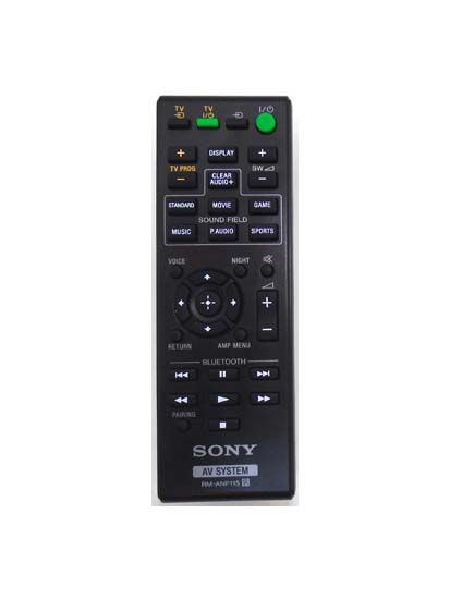 Genuine Sony RM-ANP115 Soundbar Remote For HT-CT770 SA-CT770 SA-WCT770