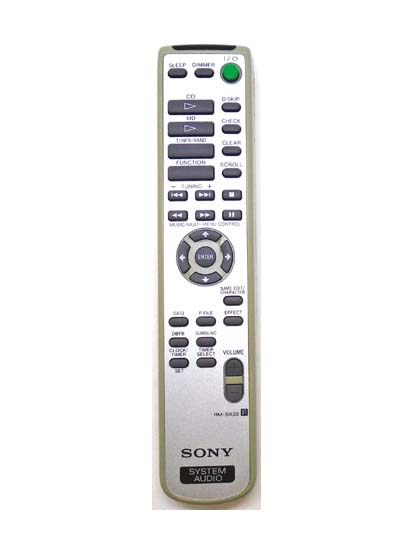 Genuine Sony RM-SX20 DHC-NX5MD STR-NX5MD Hi-Fi System Remote HMC-NX5MD
