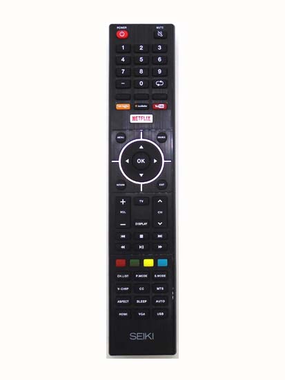 New Genuine Seiki SE40FYP1T SE42UM SE43UMT TV Remote SE50FYT SE55UET