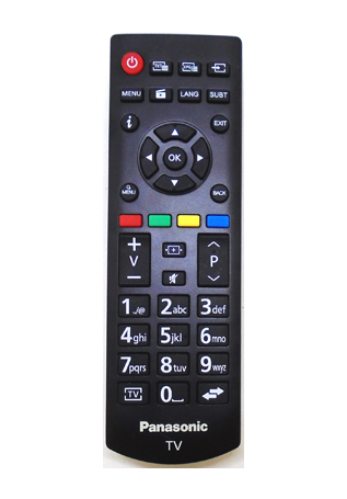Genuine Panasonic RCA39126 TX-24E302B TX-32E302B TV Remote TX-43E302B