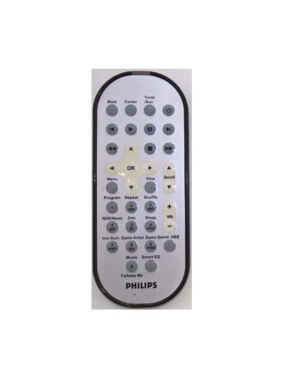Genuine Philips RC1463401/01 WAS700 Music System Remote WAS700/05
