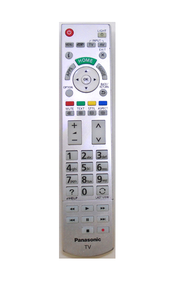 Genuine Panasonic N2QAYB000842 TX-L42DT60Y TV Remote TX-L47DT65B...