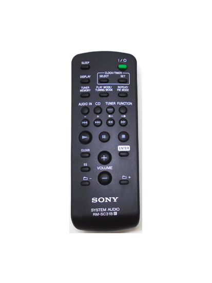 Genuine Sony RM-SC31B CMT-BX5 CMT-FX250 Micro System Remote