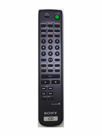 Genuine Sony RM-DX57 Multi Play CD Player Remote For CDP-CX57