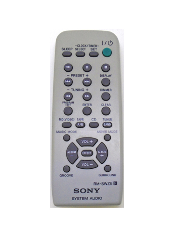 Genuine Sony RM-SWZ5 MHC-WZ5 HCD-WZ5 Hi-Fi System Remote