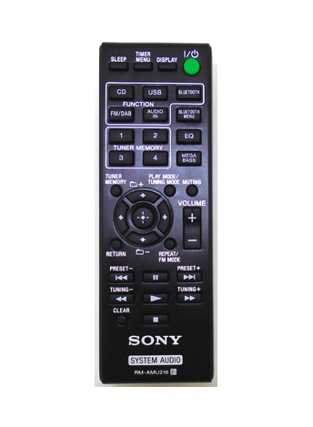 Genuine Sony RM-AMU216 CMT-SBT20B Micro System Remote HCD-SBT20B