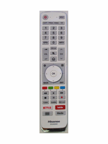 New Genuine Hisense EN3AB39H 24P2 39P4 55P1 65PX TV Remote 49P4 65P1