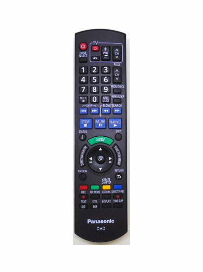 Genuine Panasonic N2QAYB000332 DMR-EX79 DMR-EX89 DVD Remote DMR-EX769
