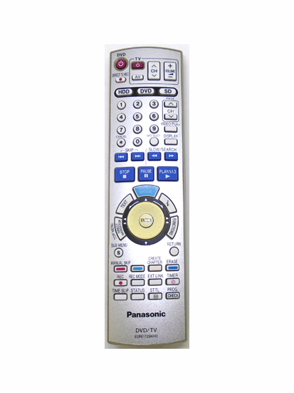 Genuine Panasonic EUR7729KH0 DMR-EH60DEB DVD Recorder Remote