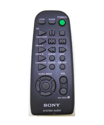 Genuine Sony RM-SD50 MHC-771 MHC-D6 MHC-D7 Audio Remote LBT-N455