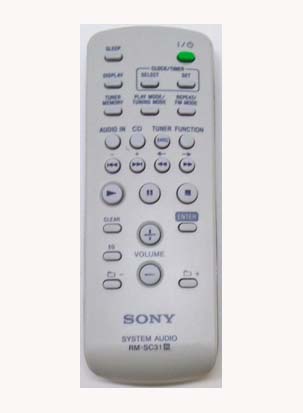 Genuine Sony RM-SC31 CMT-BX1 CMT-BX5BT Micro System Remote CMT-EH15