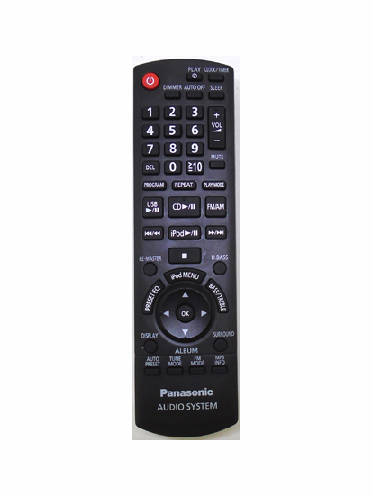 Genuine Panasonic N2QAYB000429 SC-HC4 SC-PM38 Audio Remote SC-PM42