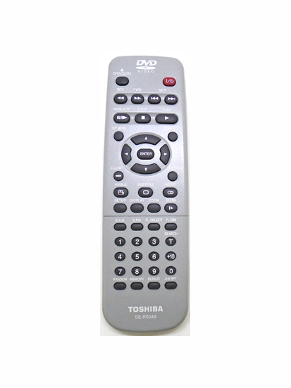 Genuine Toshiba SE-R0049 SD-120E SD-210E SD-220E DVD Remote SD-330E