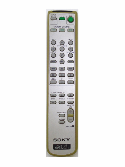 Genuine Sony RM-J11 SA-F11 SA-WMS11 Speaker System Remote