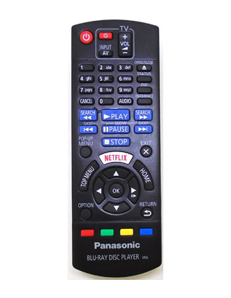 Genuine Panasonic N2QAYB001030 DMP-BDT170EB Blu-ray Remote DMP-BDT170