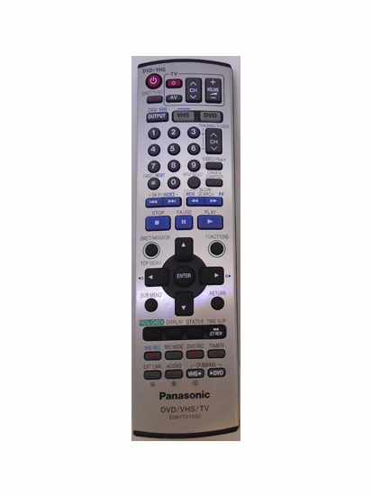 Genuine Panasonic EUR7721X30 DMR-E75V DVD Rec VCR Remote