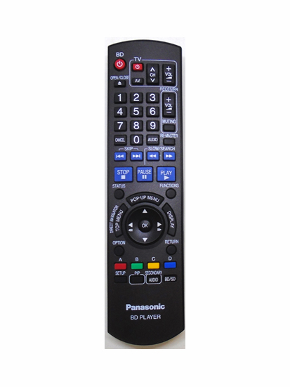 Genuine Panasonic N2QAYB000185 DMP-BD30 Blu-ray Remote DMP-BD35.....