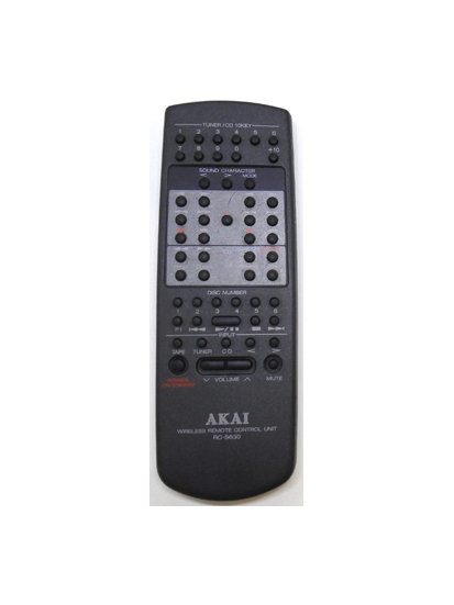 Genuine Akai RC-S630 M630 M830 AM-M630 Midi System Remote AM-M830