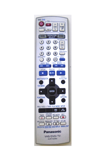 Genuine Panasonic EUR7720X60 NV-VP23 NV-VP28 DVD VCR Remote NV-VP33