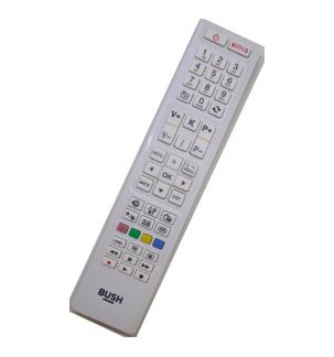 Genuine Bush White RC4848F LED24265DVDCNTDW TV Remote