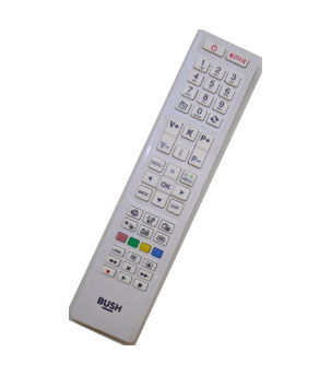 Genuine Bush White RC4848F LED24265DVDCNTDW TV Remote