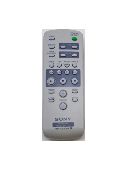 Genuine Sony RMT-CS100A XDR-S100CD DAB FM CD System Remote