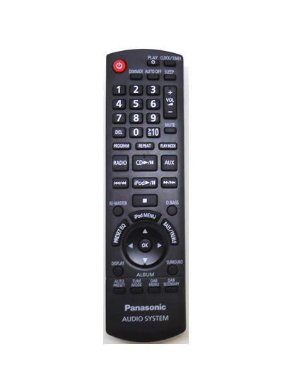 Genuine Panasonic N2QAYB000517 SC-HC20DB Audio System Remote