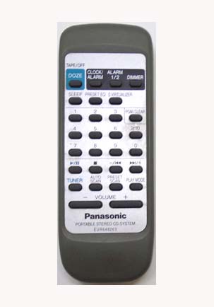 Genuine Panasonic EUR648263 RX-DX1 Boombox Remote RX-DX1EB