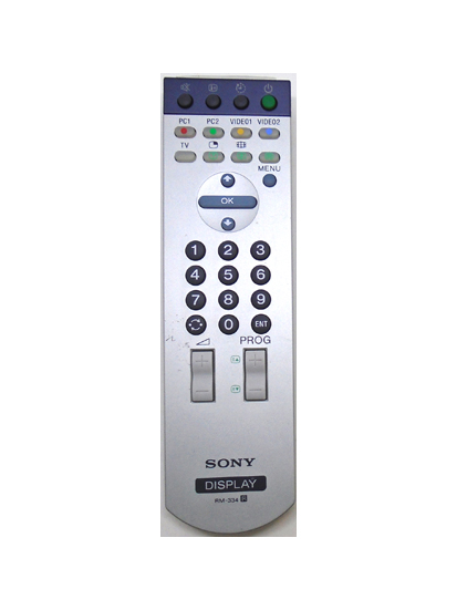 Genuine Sony RM-334 MFM-HT75W MFM-HT95 Display/TV Remote