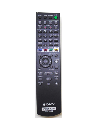 Genuine Sony RM-GJ05K NAS-S55HDE HDD Network Audio Remote NAS-SC55PKE