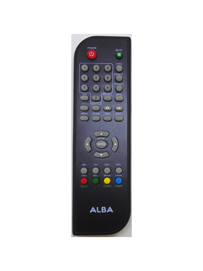 Genuine Alba CDVB5N Freeview Set Top Box Receiver Remote