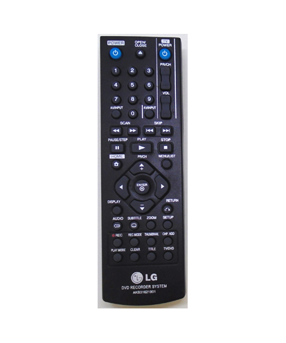 Genuine LG AKB31621901 DR385 DVD Recorder Remote