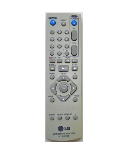 Genuine LG 6711R1P073B GC260W GC480W GC990W VCR Remote