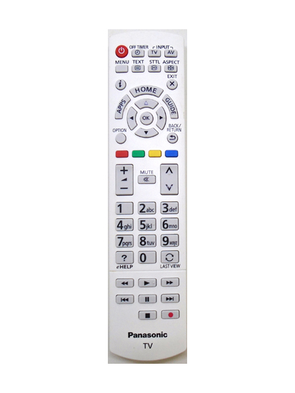 Genuine Panasonic N2QAYB000840 TX-L39E6BW TV Remote TX-L42EW6W TX-42AS600YW