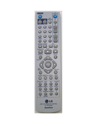 Genuine LG 6711R1P104D V290 DVD Player VCR Combi Remote